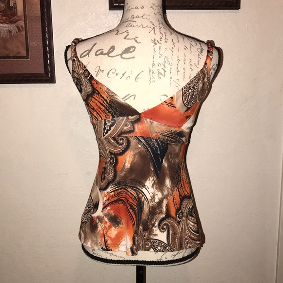 Multicolored Spandex Blouses - Picture 2 of 2